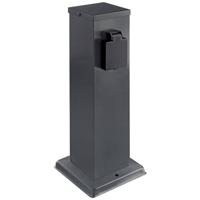 Heitronic 501334 stekkerverdeler antraciet verhoogde aanraakbeveiliging