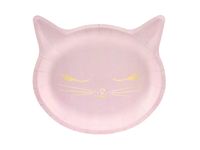 Bordjes Kat roze Cat Collection (6st) - thumbnail