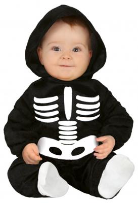 Fiestas Guirca onesie skeletbaby junior zwart mt 12 24 maanden