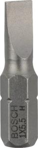 Bosch Accessories Gleuf-bit 5.5 mm Extra hard C 6.3 25 stuk(s)