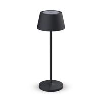 Maul MAULnina Tafellamp, draadloze tafellamp met duurzame batterij, oplaadbaar tot 10 uur, lamp dimbaar, voor bureau, nachtkastje en outdoor, antraciet