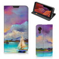 Bookcase Samsung Galaxy Xcover 5 Boat