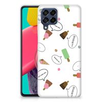 Samsung Galaxy M53 Siliconen Case IJsjes - thumbnail