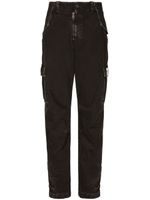 Dolce & Gabbana pantalon en coton à poches cargo - Noir