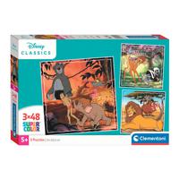 Clementoni Legpuzzel Super Color Vierkant Classics II, 3x48st.