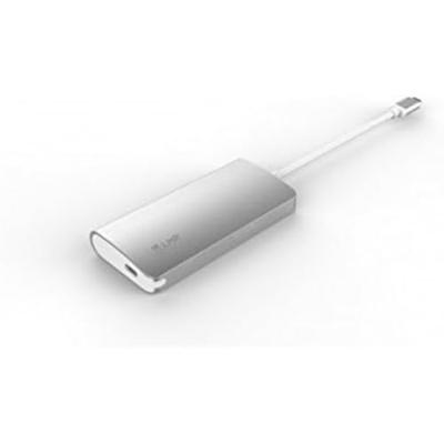 LMP Hub Video 5-poorts USB C met HDMI, USB 3.0 en USB-C - zilver