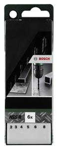 Bosch Accessories 2609255029 HSS Metaal-spiraalboorset 6-delig Rollenwals DIN 338 Cilinderschacht 1 set(s)