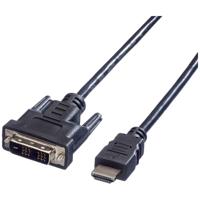 VALUE Monitorkabel DVI (18+1) / HDMI M/M, zwart, 2 m - thumbnail