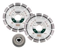 Metabo Accessoires Set: 2x Diamant slijpschijf | Ø 115x22,23mm | "UP" | 1x Snelspanmoer 630800000 - 628581000 - thumbnail