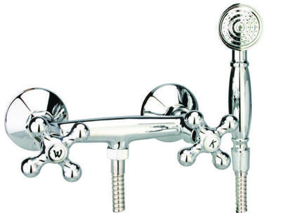 Schutte ELK tweegreepskraan douche, chroom Schutte ELK tweegreepskraan douche, chroom