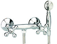 Schutte ELK tweegreepskraan douche, chroom