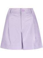 P.A.R.O.S.H. short en cuir à taille haute - Violet