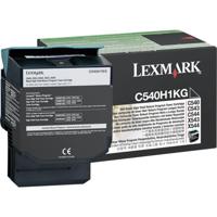 Lexmark Tonercassette (recycling) C540 C543 C544 C546 X544 X546 X548 Origineel Zwart 2500 bladzijden C540H1KG - thumbnail