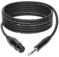 Klotz M1FS1B1000 microfoonkabel 3p XLR female - 3p 6.35 mm jack 10 m