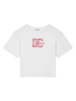 Dolce & Gabbana Kids t-shirt à imprimé Majolica - Blanc