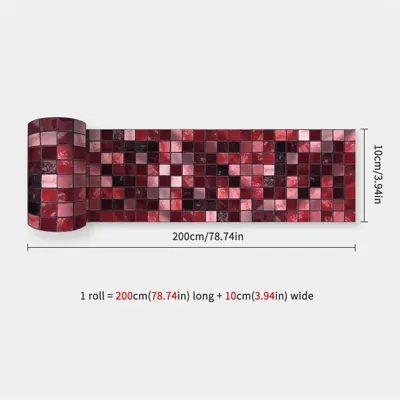 DecoMosaic Waterdichte Mozaïek Wandstickers