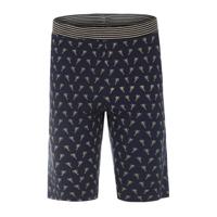 Charlie Choe pyjamashort met palmboom print donkerblauw/beige