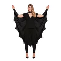 Verkleed vleermuizen cape - voor volwassenen - zwart - Halloween kostuums   - - thumbnail