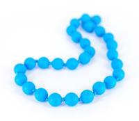 Lollipops & More bijtketting Macaron Shorty 25 cm hemels