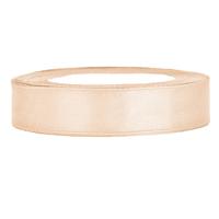 Satijnlint op rol 12mm (25m) Ivoor