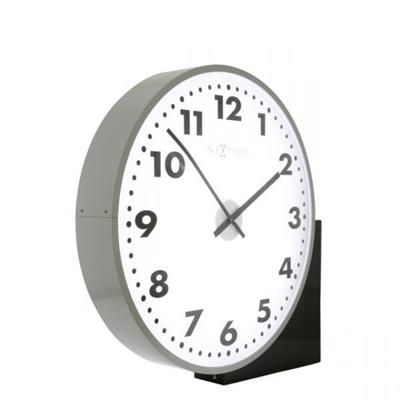 NeXtime klok 2509, ø90 cm, outdoor, roman/ arabic, double sided