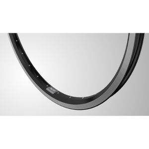 Velg 28"(622) BigBull 36/14 zwart/zilver zijkant