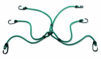 Masterlock Spider bungee with 6 legs 80cm - colour : greendouble reverse hook - 3105EURDAT