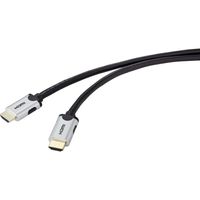 SpeaKa Professional SP-9063160 HDMI-kabel HDMI Aansluitkabel HDMI-A-stekker, HDMI-A-stekker 0.50 m Zwart 8K UHD