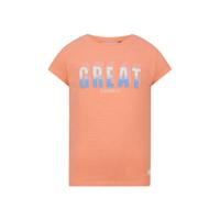 Retour Denim T-shirt Victoria van biologisch katoen zalmroze