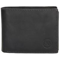 Hide & Stitches Lage Billfold RFID Japura Zwart - thumbnail