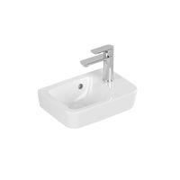 Villeroy & Boch O.novo fontein 1 kraangat rechts met overloop 36x25cm wit 43433601 - thumbnail