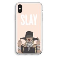 Slay All Day: iPhone XS Transparant Hoesje - thumbnail