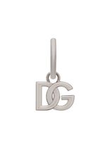 Dolce & Gabbana boucle d'oreille à logo DG - Argent