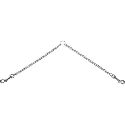 Hondenlijn Koppelketting - 2 x 30 cm - 2,5 mm 2 x 30 cm - 2.5 mm Flamingo Zilver