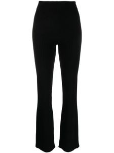 Rabanne pantalon à design nervuré - Noir