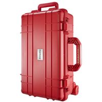 Mantona Outdoor Schutz-Trolley, rot Trolley Binnenafmetingen (bxhxd)=300 x 510 x 160 mm Waterdicht