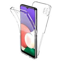 Afneembare 2-in-1 Samsung Galaxy A22 5G, Galaxy F42 5G Hybrid Case - Doorzichtig