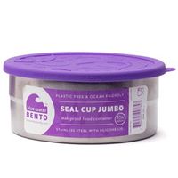 Seal Cup Jumbo Lekdichte en Plasticvrije Trommel RVS 18 cm - thumbnail