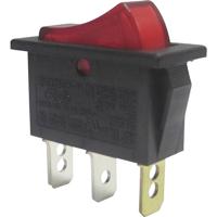 TRU COMPONENTS TC-R13-91B-01 Wipschakelaar 250 V/AC 10 A 1x uit/aan Continu 1 stuk(s)