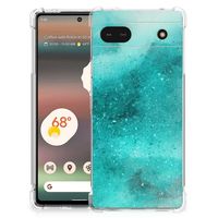 Back Cover Google Pixel 6A Painting Blue