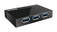 D-Link DUB-1340/E USB 3.2 Gen 1-hub 4 poorten Zwart - thumbnail