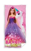 Barbie strandlaken Unicorn - 70 x 140 cm - thumbnail