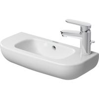 Duravit D Code fontein 50x22cm inclusief kraangat links wit 07065000092 - thumbnail