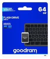 Goodram UPI2 USB flash drive 64 GB USB Type-A 2.0 Zwart - thumbnail