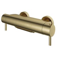 Hotbath Cobber Thermostatische Badmengkraan Cascade Uitloop Geborsteld Messing B021 - thumbnail