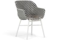 Hartman Delphine dining tuinstoel met wit frame