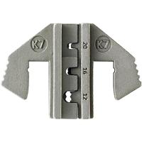 TOOLCRAFT PLE-0K7 Krimp-onderdelen Geschikt voor connector: DUITS Krimpbereik AWG: 12 tot 20 AWG Geschikt voor merk: TO