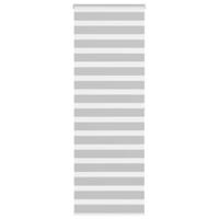 vidaXL Zebra rolgordijn 85x200 cm stofbreedte 80,9 cm lichtgrijs, zebra rolgordijn, zebra rolgordijn, zebra gordijn voor raam, dubbel rolgordijn