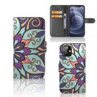 iPhone 12 | 12 Pro (6.1") Hoesje Purple Flower - thumbnail