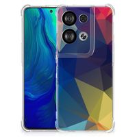 OPPO Reno8 Shockproof Case Polygon Dark - thumbnail